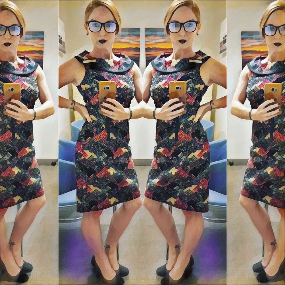 Trina Turk Retro-styled Dress